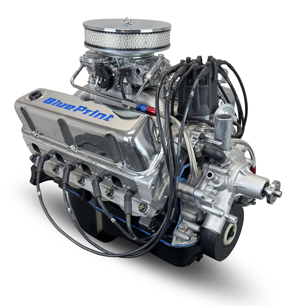 BluePrint Engines BP302RCTCD 302CI Ford Small Block Compatible Deluxe Dressed -Carb -Rear Sump for Select Ford B-100, Ford B-150, Ford B-200, Ford B-200 Panel, Ford Bronco, Ford Cougar, Ford Country Sedan, Ford Country Squire, Ford Custom, Ford Custom