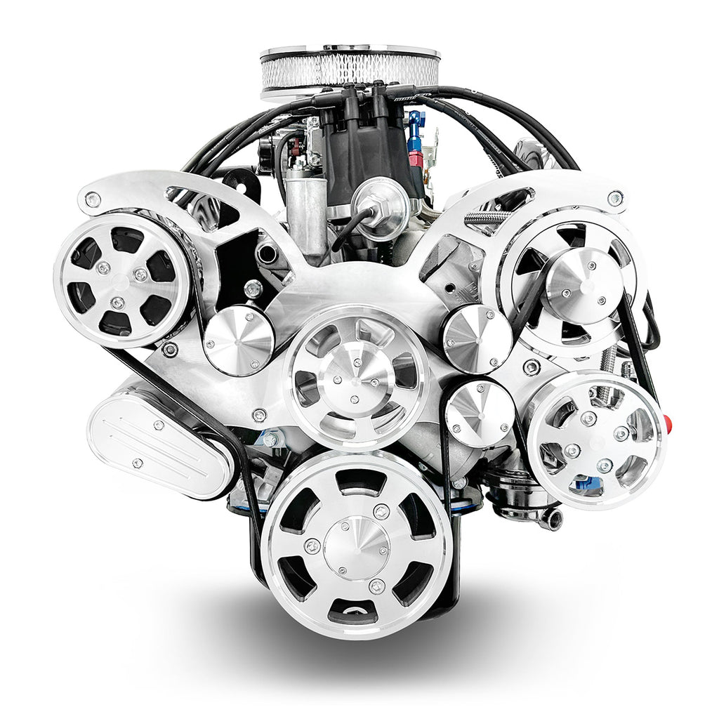 BluePrint Engines BP302RCTCK 302CI Ford Small Block Compatible Deluxe Dressed -Carb -Rear Sump -Polished Kit for Select Ford B-100, Ford B-150, Ford B-200, Ford B-200 Panel, Ford Bronco, Ford Cougar, Ford Country Sedan, Ford Country Squire, Ford Custom,