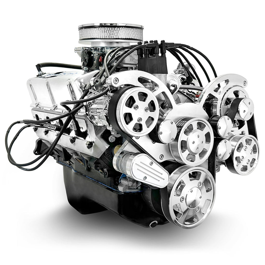 BluePrint Engines BP302RCTCK 302CI Ford Small Block Compatible Deluxe Dressed -Carb -Rear Sump -Polished Kit for Select Ford B-100, Ford B-150, Ford B-200, Ford B-200 Panel, Ford Bronco, Ford Cougar, Ford Country Sedan, Ford Country Squire, Ford Custom,