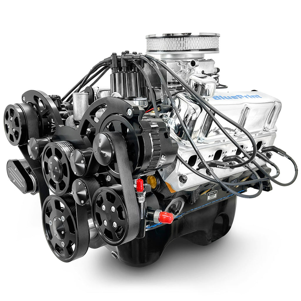 BluePrint Engines BP302RCTFKB 302CI Ford Small Block Compatible Deluxe Dressed -EFI -Rear Sump -Black Kit for Select Ford B-100, Ford B-150, Ford B-200, Ford B-200 Panel, Ford Bronco, Ford Cougar, Ford Country Sedan, Ford Country Squire, Ford Custom,