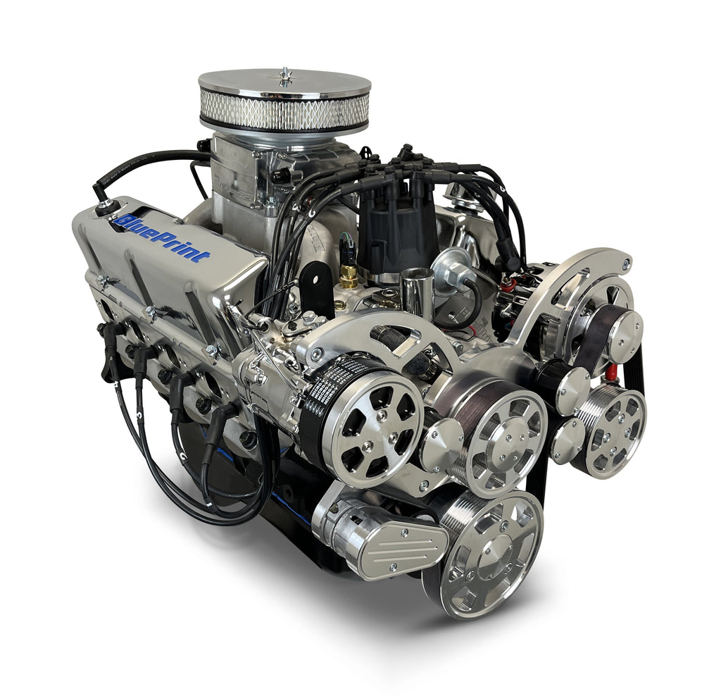 BluePrint Engines BP302RCTFK 302CI Ford Small Block Compatible Deluxe Dressed -EFI -Rear Sump -Polished Kit for Select Ford B-100, Ford B-150, Ford B-200, Ford B-200 Panel, Ford Bronco, Ford Cougar, Ford Country Sedan, Ford Country Squire, Ford Custom,