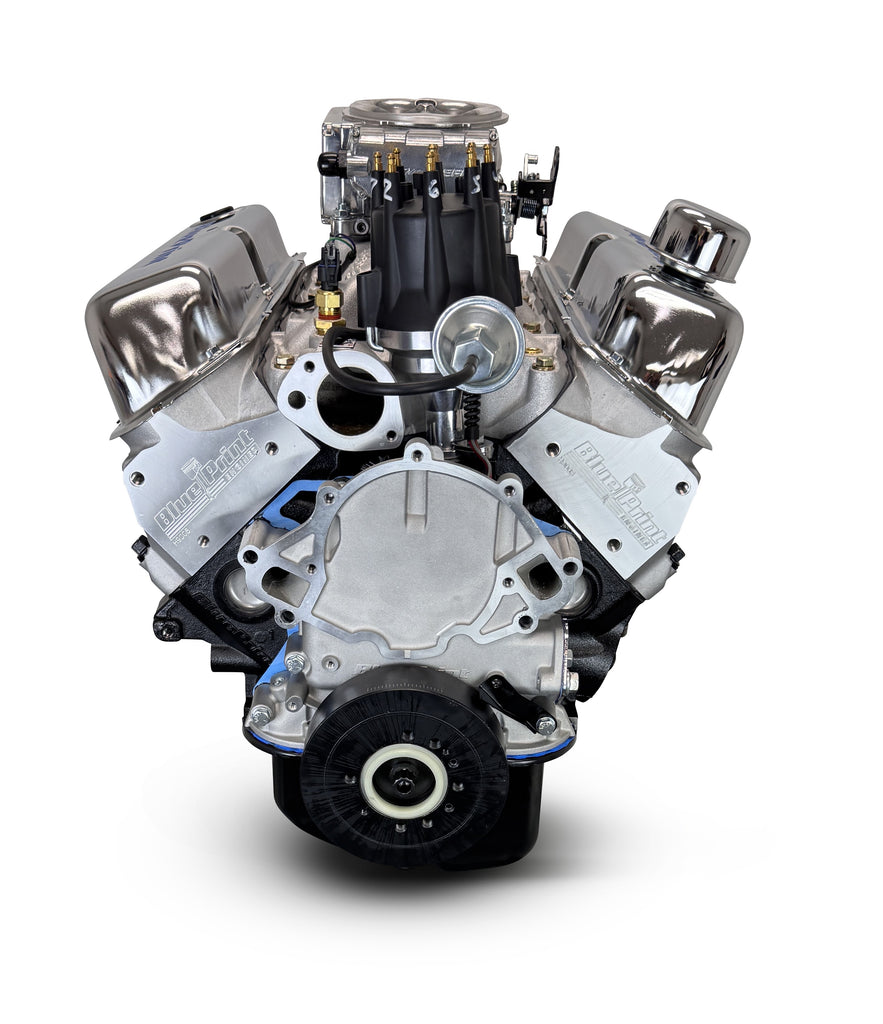 BluePrint Engines BP302RCTF 302CI Ford Small Block Compatible Base Dressed -EFI -Rear Sump for Select Ford B-100, Ford B-150, Ford B-200, Ford B-200 Panel, Ford Bronco, Ford Cougar, Ford Country Sedan, Ford Country Squire, Ford Custom, Ford Custom 500,