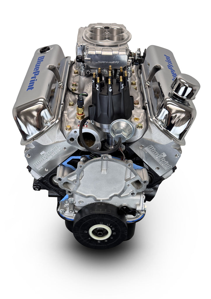 BluePrint Engines BP302RCTF 302CI Ford Small Block Compatible Base Dressed -EFI -Rear Sump for Select Ford B-100, Ford B-150, Ford B-200, Ford B-200 Panel, Ford Bronco, Ford Cougar, Ford Country Sedan, Ford Country Squire, Ford Custom, Ford Custom 500,
