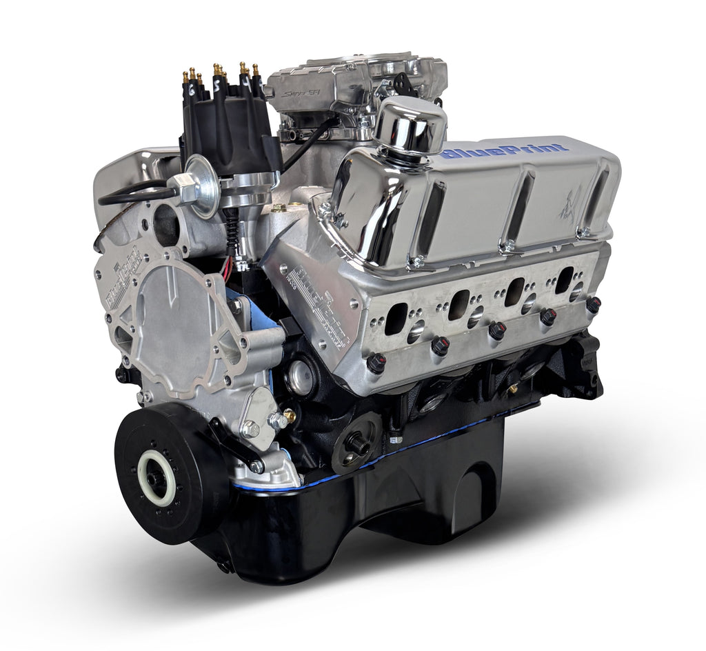 BluePrint Engines BP302RCTF 302CI Ford Small Block Compatible Base Dressed -EFI -Rear Sump for Select Ford B-100, Ford B-150, Ford B-200, Ford B-200 Panel, Ford Bronco, Ford Cougar, Ford Country Sedan, Ford Country Squire, Ford Custom, Ford Custom 500,