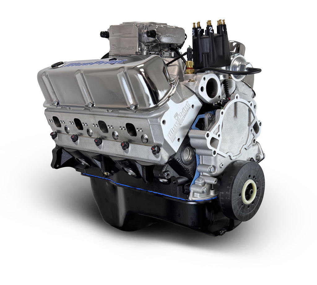 BluePrint Engines BP302RCTF 302CI Ford Small Block Compatible Base Dressed -EFI -Rear Sump for Select Ford B-100, Ford B-150, Ford B-200, Ford B-200 Panel, Ford Bronco, Ford Cougar, Ford Country Sedan, Ford Country Squire, Ford Custom, Ford Custom 500,