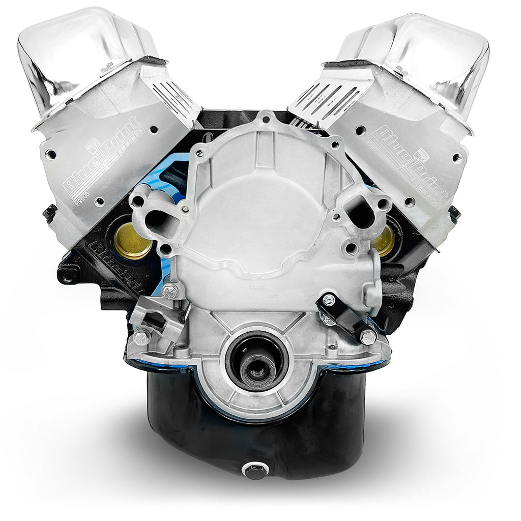 BluePrint Engines BP302RCT 302CI Ford Small Block Compatible Long Block Rear Sump for Select Ford B-100, Ford B-150, Ford B-200, Ford B-200 Panel, Ford Bronco, Ford Cougar, Ford Country Sedan, Ford Country Squire, Ford Custom, Ford Custom 500, Ford E-100