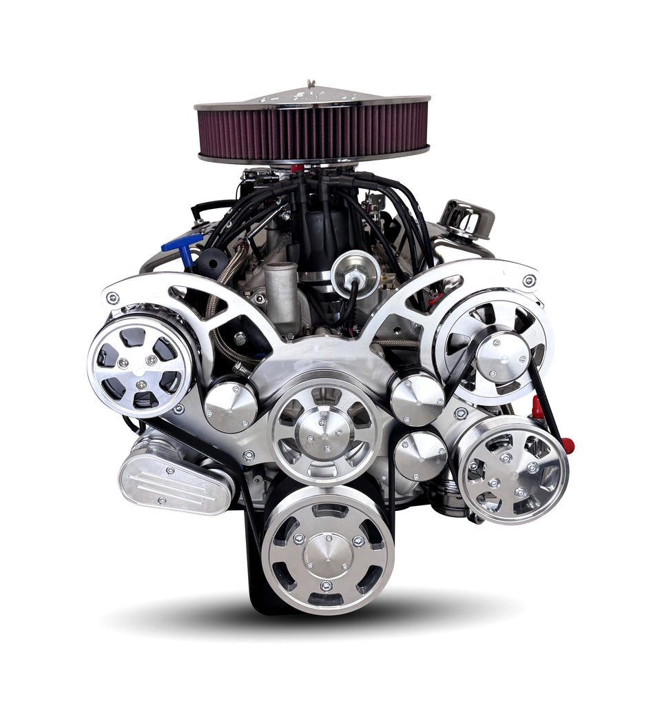 BluePrint Engines BP3479CTCK 347CI Ford Small Block Compatible Deluxe Dressed -Carb -Polished Kit for Select Ford B-100, Ford B-150, Ford B-200, Ford B-200 Panel, Ford Bronco, Ford Cougar, Ford Country Sedan, Ford Country Squire, Ford Custom, Ford Custom