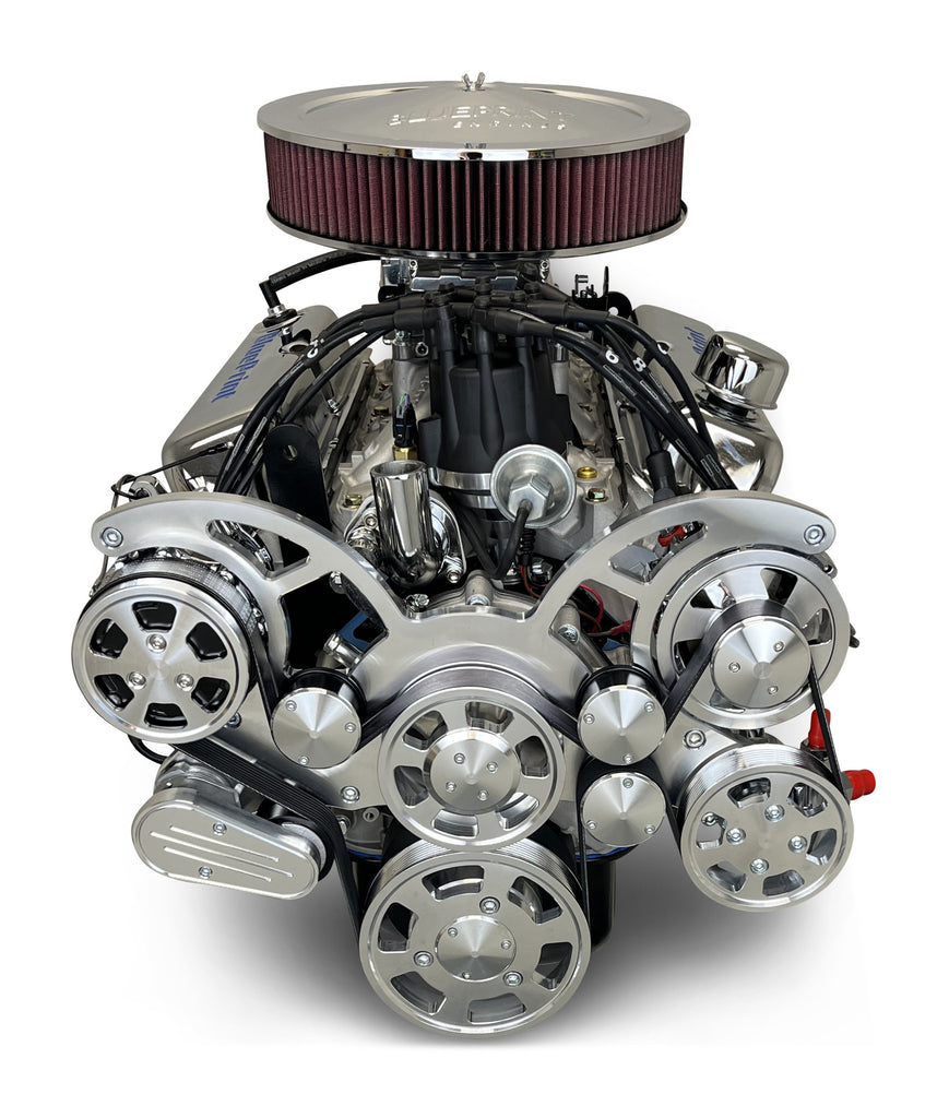 BluePrint Engines BP3479RCTFK 347CI Ford Small Block Compatible Deluxe Dressed -EFI -Rear Sump -Polished Kit for Select Ford B-100, Ford B-150, Ford B-200, Ford B-200 Panel, Ford Bronco, Ford Cougar, Ford Country Sedan, Ford Country Squire, Ford Custom,