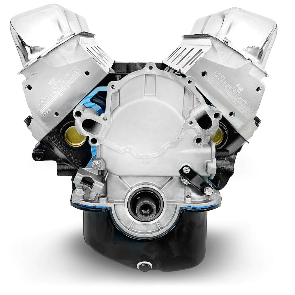 BluePrint Engines BP3479RCT 347CI Ford Small Block Compatible Long Block for Select Ford B-100, Ford B-150, Ford B-200, Ford B-200 Panel, Ford Bronco, Ford Cougar, Ford Country Sedan, Ford Country Squire, Ford Custom, Ford Custom 500, Ford E-100