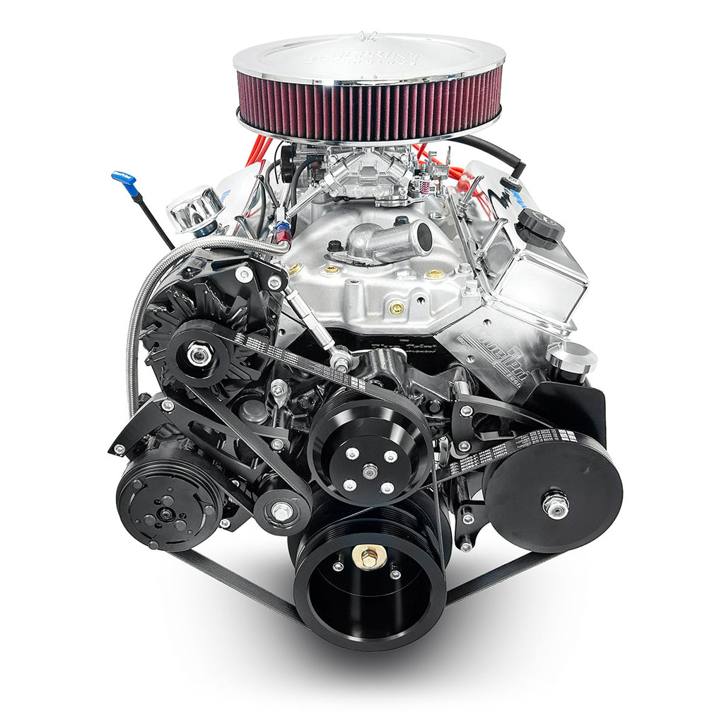 BluePrint Engines BP3505CTCK 350CI GM Small Block Compatible Deluxe Dressed -Carb -Black Kit for Select Buick Apollo, Buick Centurion, Buick Century, Buick Commercial Chassis, Buick Electra, Buick Estate Wagon, Buick GS, Buick GS 350, Buick GS 400, Buick