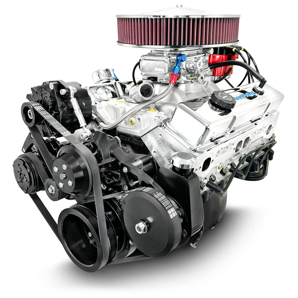 BluePrint Engines BP350CTCK 350CI GM Small Block Compatible Deluxe Dressed -Carb -Black Kit for Select Buick Apollo, Buick Centurion, Buick Century, Buick Commercial Chassis, Buick Electra, Buick Estate Wagon, Buick GS, Buick GS 350, Buick GS 400, Buick