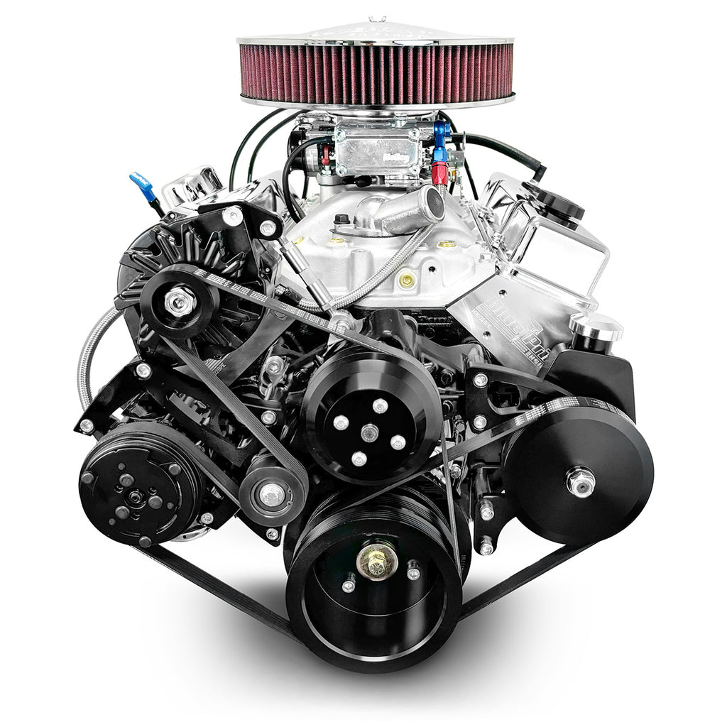 BluePrint Engines BP350CTCK 350CI GM Small Block Compatible Deluxe Dressed -Carb -Black Kit for Select Buick Apollo, Buick Centurion, Buick Century, Buick Commercial Chassis, Buick Electra, Buick Estate Wagon, Buick GS, Buick GS 350, Buick GS 400, Buick