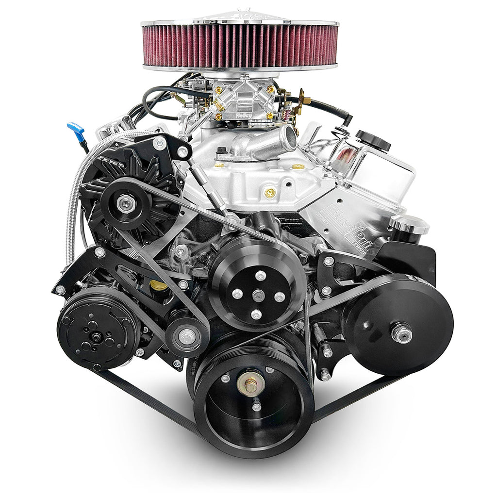 BluePrint Engines BP38318CTC1DK 383CI GM Small Block Compatible Deluxe Dressed -Carb -Black Kit for Select Buick Apollo, Buick Centurion, Buick Century, Buick Commercial Chassis, Buick Electra, Buick Estate Wagon, Buick GS, Buick GS 350, Buick GS 400,