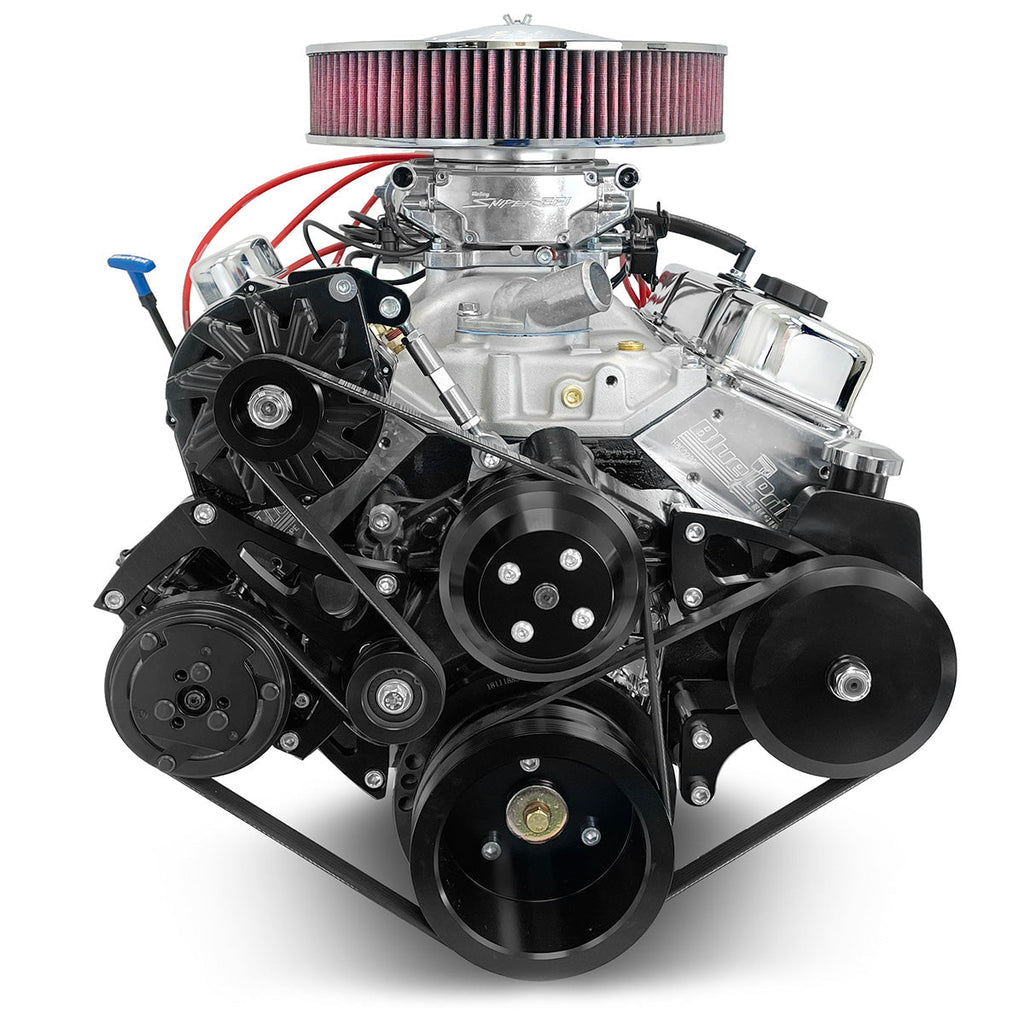 BluePrint Engines BP38318CTFDK 383CI GM Small Block Compatible Deluxe Dressed -EFI -Black Kit for Select Buick Apollo, Buick Centurion, Buick Century, Buick Commercial Chassis, Buick Electra, Buick Estate Wagon, Buick GS, Buick GS 350, Buick GS 400,