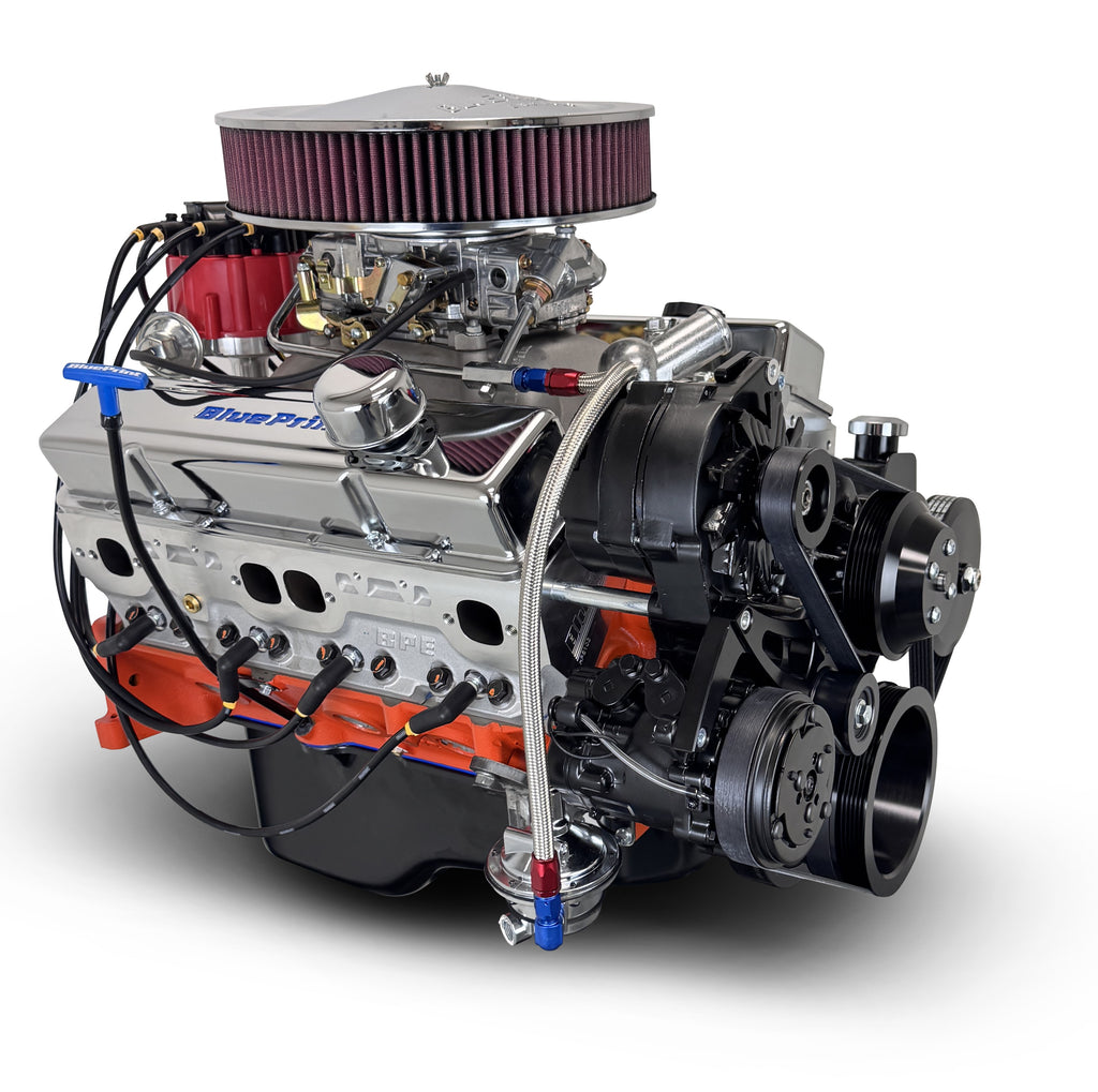BluePrint Engines BP4002CTC1DK 400CI GM Small Block Compatible Deluxe Dressed -Carb -Black Kit for Select Buick Apollo, Buick Centurion, Buick Century, Buick Commercial Chassis, Buick Electra, Buick Estate Wagon, Buick GS, Buick GS 350, Buick GS 400,