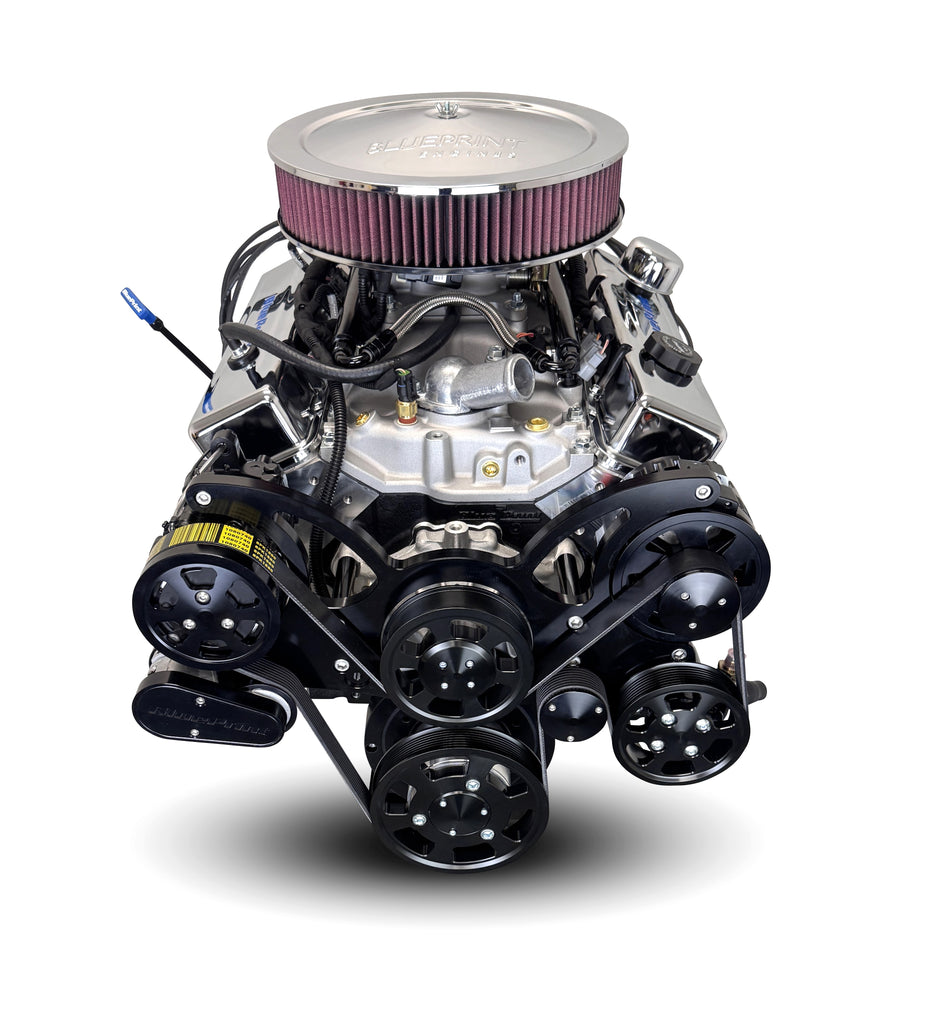 BluePrint Engines BP4002MPFIKB 400CI GM Small Block Compatible Deluxe Dressed -MPFI -Black Kit for Select Buick Apollo, Buick Centurion, Buick Century, Buick Commercial Chassis, Buick Electra, Buick Estate Wagon, Buick GS, Buick GS 350, Buick GS 400,