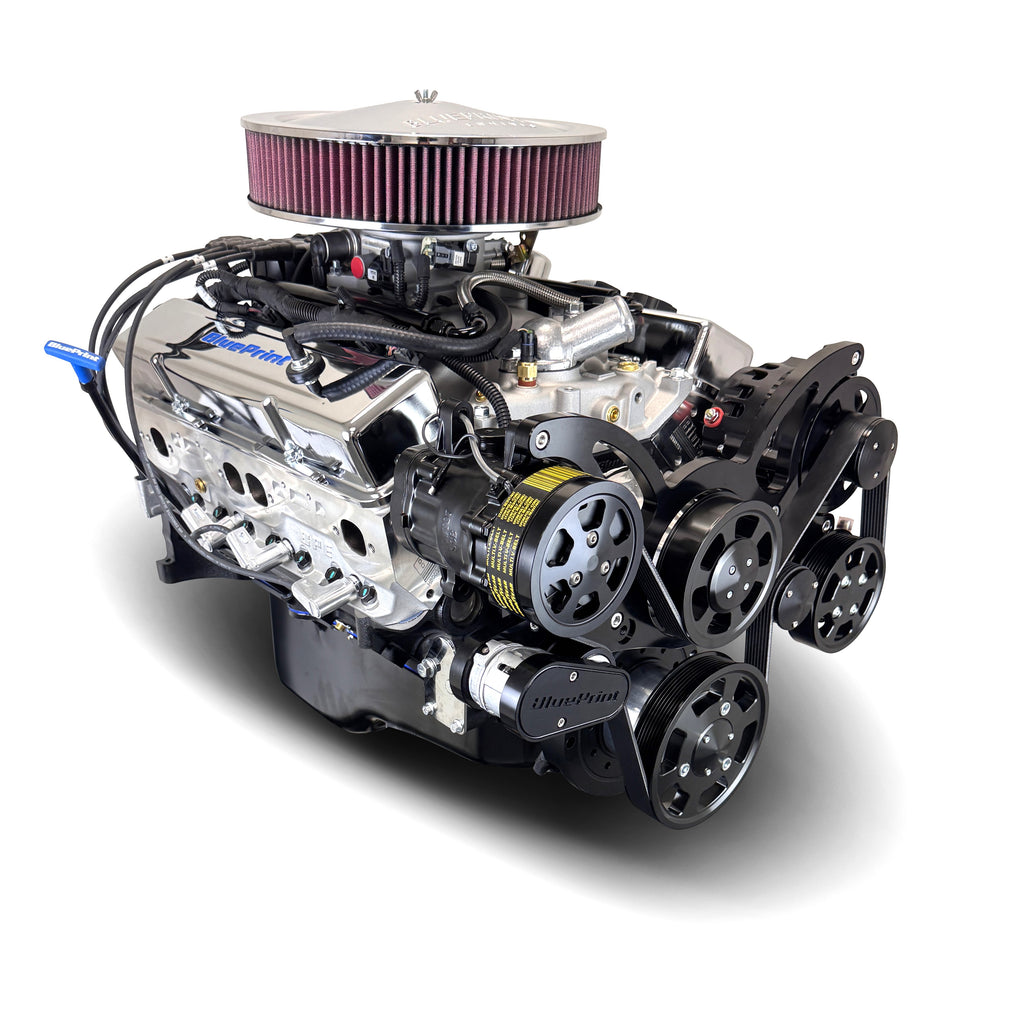 BluePrint Engines BP4002MPFIKB 400CI GM Small Block Compatible Deluxe Dressed -MPFI -Black Kit for Select Buick Apollo, Buick Centurion, Buick Century, Buick Commercial Chassis, Buick Electra, Buick Estate Wagon, Buick GS, Buick GS 350, Buick GS 400,