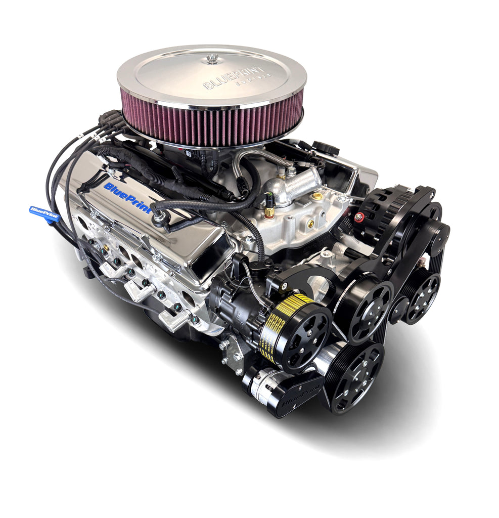 BluePrint Engines BP4002MPFIKB 400CI GM Small Block Compatible Deluxe Dressed -MPFI -Black Kit for Select Buick Apollo, Buick Centurion, Buick Century, Buick Commercial Chassis, Buick Electra, Buick Estate Wagon, Buick GS, Buick GS 350, Buick GS 400,