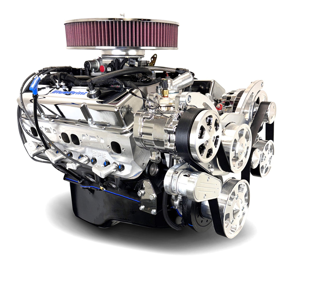 BluePrint Engines BP4002MPFIK 400CI GM Small Block Compatible Deluxe Dressed -MPFI -Polished Kit for Select Buick Apollo, Buick Centurion, Buick Century, Buick Commercial Chassis, Buick Electra, Buick Estate Wagon, Buick GS, Buick GS 350, Buick GS 400,