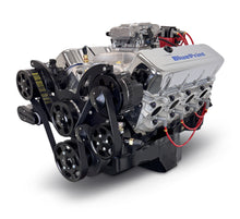 Load image into Gallery viewer, BluePrint Engines BP4967CTFKB 496CI GM Big Block Compatible Base Dressed -EFI -Black Kit for Select Chevrolet Bel Air, Chevrolet Biscayne, Chevrolet Blazer, Chevrolet Brookwood, Chevrolet C10, Chevrolet C10 Pickup, Chevrolet C10 Suburban, Chevrolet C20,