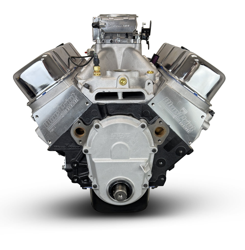 BluePrint Engines BP4967CTF 496CI GM Big Block Compatible Base Dressed -EFI for Select Chevrolet Bel Air, Chevrolet Biscayne, Chevrolet Blazer, Chevrolet Brookwood, Chevrolet C10, Chevrolet C10 Pickup, Chevrolet C10 Suburban, Chevrolet C20, Chevrolet C20