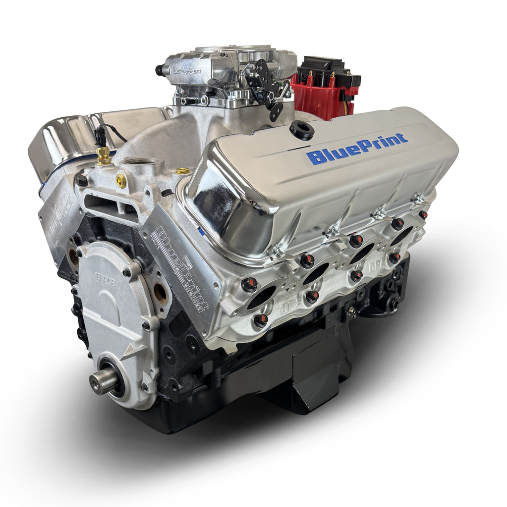 BluePrint Engines BP4967CTF 496CI GM Big Block Compatible Base Dressed -EFI for Select Chevrolet Bel Air, Chevrolet Biscayne, Chevrolet Blazer, Chevrolet Brookwood, Chevrolet C10, Chevrolet C10 Pickup, Chevrolet C10 Suburban, Chevrolet C20, Chevrolet C20