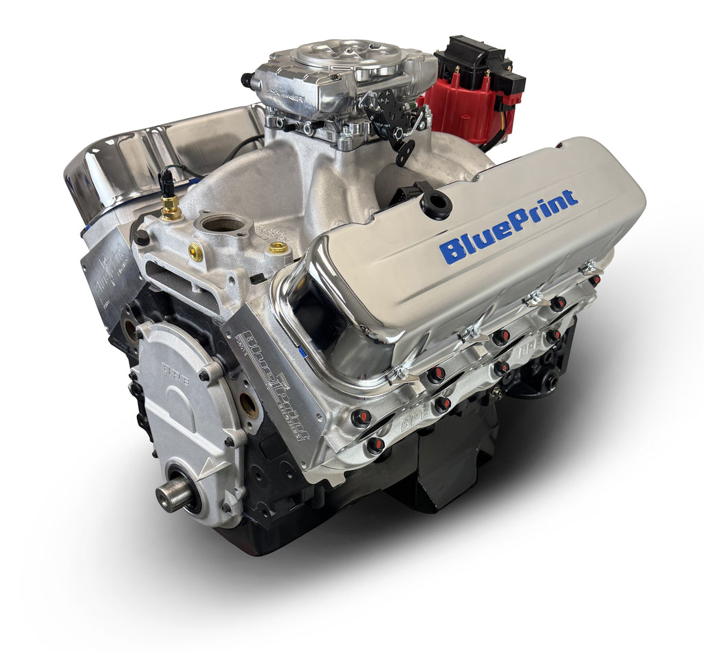 BluePrint Engines BP4967CTF 496CI GM Big Block Compatible Base Dressed -EFI for Select Chevrolet Bel Air, Chevrolet Biscayne, Chevrolet Blazer, Chevrolet Brookwood, Chevrolet C10, Chevrolet C10 Pickup, Chevrolet C10 Suburban, Chevrolet C20, Chevrolet C20