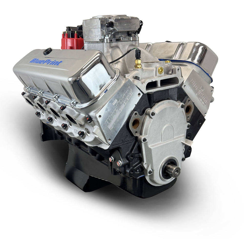 BluePrint Engines BP4967CTF 496CI GM Big Block Compatible Base Dressed -EFI for Select Chevrolet Bel Air, Chevrolet Biscayne, Chevrolet Blazer, Chevrolet Brookwood, Chevrolet C10, Chevrolet C10 Pickup, Chevrolet C10 Suburban, Chevrolet C20, Chevrolet C20