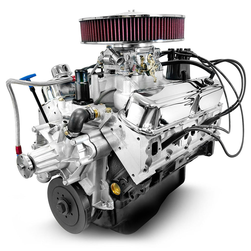 BluePrint Engines BPC4085CTCD 408CI Chrysler Small Block Compatible Deluxe Dressed -Carb for Select Chrysler Cordoba, Chrysler Fifth Avenue, Chrysler Imperial, Chrysler LeBaron, Chrysler New Yorker, Chrysler Newport, Chrysler Town & Country, Chrysler
