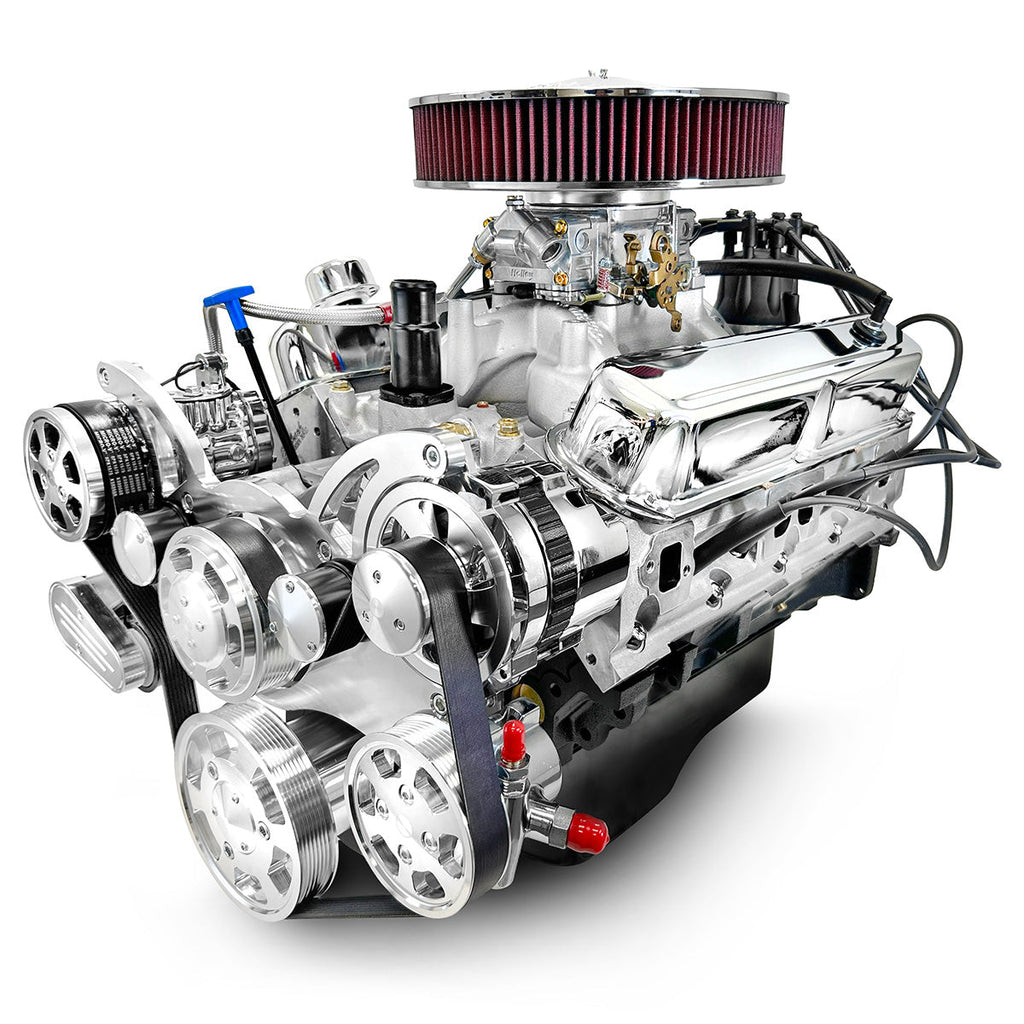BluePrint Engines BPC4085CTCK 408CI Chrysler Small Block Compatible Deluxe Dressed -Carb -Polished Kit for Select Chrysler Cordoba, Chrysler Fifth Avenue, Chrysler Imperial, Chrysler LeBaron, Chrysler New Yorker, Chrysler Newport, Chrysler Town &