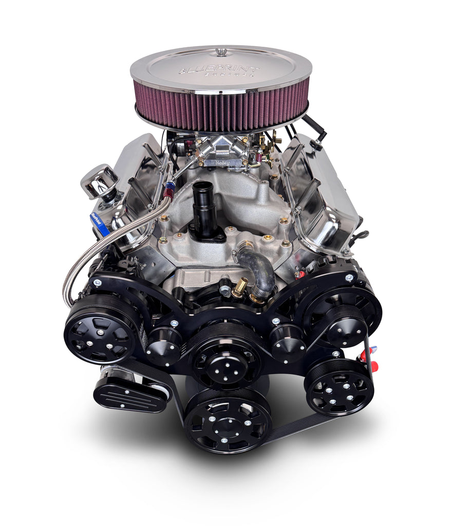 BluePrint Engines BPC4085CTCKB 408CI Chrysler Small Block Compatible Deluxe Dressed -Carb -Black Kit for Select Chrysler Cordoba, Chrysler Fifth Avenue, Chrysler Imperial, Chrysler LeBaron, Chrysler New Yorker, Chrysler Newport, Chrysler Town & Country,