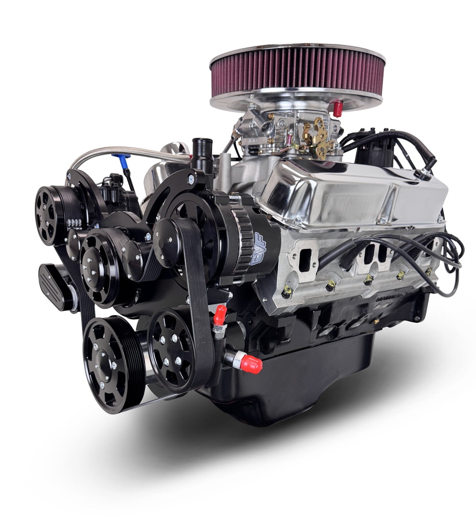 BluePrint Engines BPC4085CTCKB 408CI Chrysler Small Block Compatible Deluxe Dressed -Carb -Black Kit for Select Chrysler Cordoba, Chrysler Fifth Avenue, Chrysler Imperial, Chrysler LeBaron, Chrysler New Yorker, Chrysler Newport, Chrysler Town & Country,