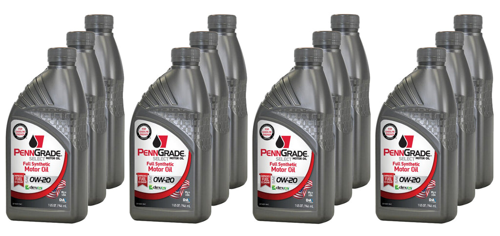 PENNGRADE MOTOR OIL 61526-12 PennGrade Select 0w20 Case 12 x 1 Quart