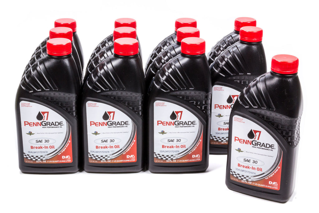 PENNGRADE MOTOR OIL 71206-12 30w Engine Break-In Oil Case/12-Qt