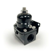 Load image into Gallery viewer, BluePrint Engines BPP13101BK EFI Billet Aluminum Fuel Pressure Bypass Regulator, -10AN ORB, 40-75PSI, Black