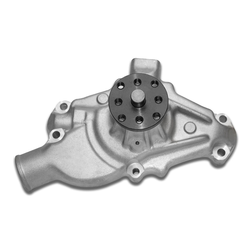 BluePrint Engines BPP1668 Aluminum Mechanical Water Pump, Chevy SB, Short, Standard Rotation, Satin