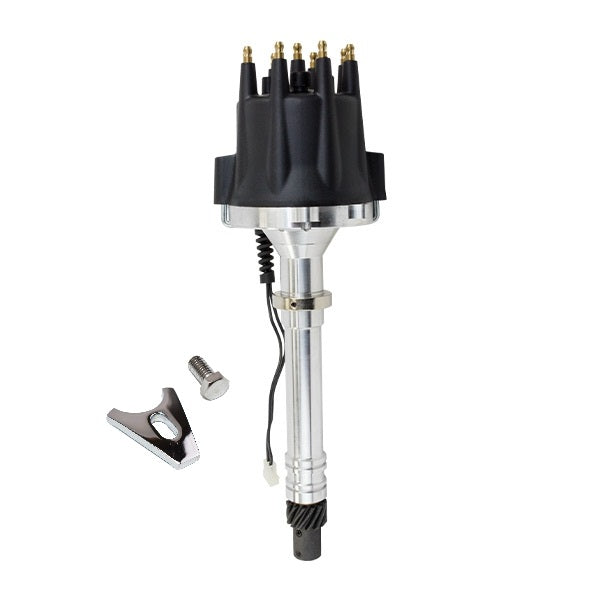 BluePrint Engines BPP3502BK Pro Series 2 Wire Distributor, Chevy SB / BB, V8 Engine, Black Cap