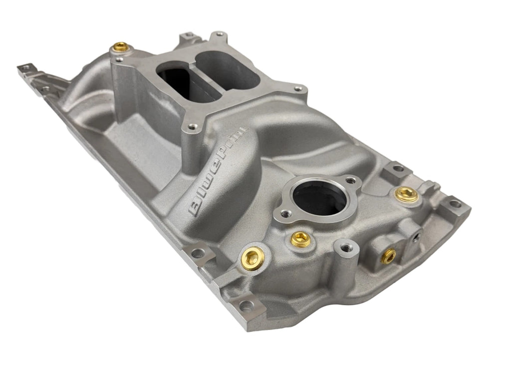 BluePrint Engines BPP350VINT SBC Intake Manifold Kit, Dual Plane, Alum, Square Bore, Chevy, Vortec