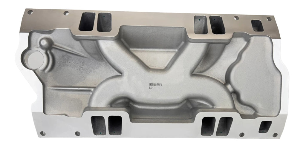 BluePrint Engines BPP350VINT SBC Intake Manifold Kit, Dual Plane, Alum, Square Bore, Chevy, Vortec