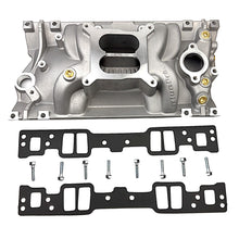 Load image into Gallery viewer, BluePrint Engines BPP350VINT SBC Intake Manifold Kit, Dual Plane, Alum, Square Bore, Chevy, Vortec