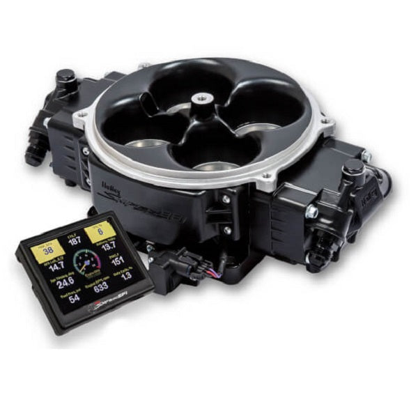 BluePrint Engines BPP550842 Holley Super Sniper 4500 EFI, Self Tuning, Power Adder, Black Finish