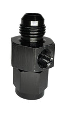 Load image into Gallery viewer, BluePrint Engines BPP6-18GS Fuel Pressure Gauge Adapter Fittings -06 Male / -06 Female Black