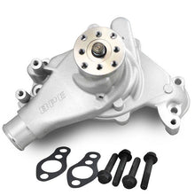 Load image into Gallery viewer, BluePrint Engines BPP67265 Aluminum Mechanical Water Pump, Chevy SB, Long, Standard Rotation, Satin