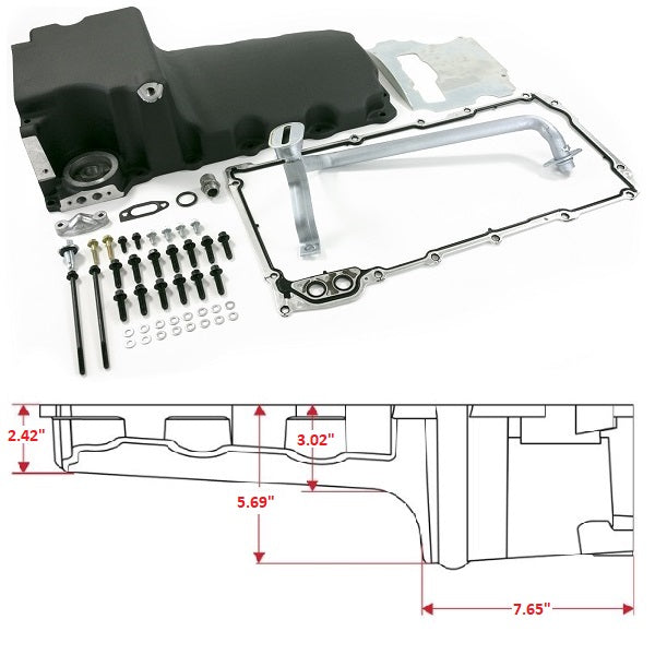 BluePrint Engines BPP81074BK ENG Oil Pan