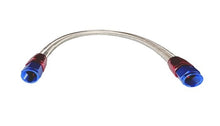 Load image into Gallery viewer, BluePrint Engines BPP8122 Carburetor to Pump Hose, Braided Stainless, Universal, 6AN, 22-inch, Assembled