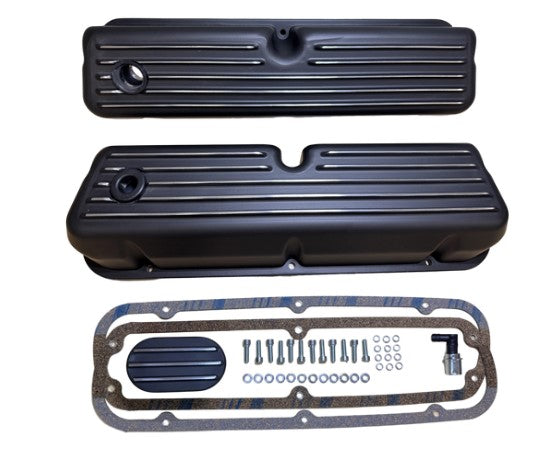 BluePrint Engines BPP9237BLK BluePrint Engines Small Block Ford Valve Cover Kit - Black
