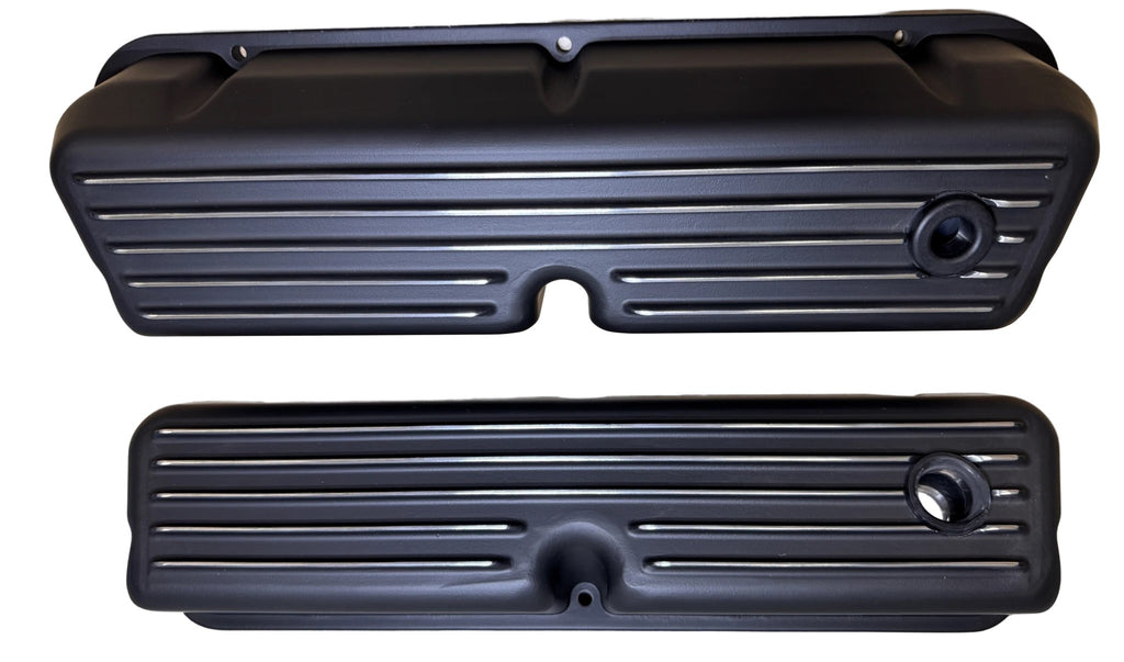 BluePrint Engines BPP9237BLK BluePrint Engines Small Block Ford Valve Cover Kit - Black