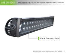 Load image into Gallery viewer, DV8 Offroad BR30E180W3W 30 in. Dual Row LED Light Bar; Black Face