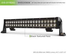Load image into Gallery viewer, DV8 Offroad BR40E240W3W 40 in. Dual Row LED Light Bar; Black Face