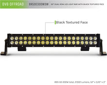 Load image into Gallery viewer, DV8 Offroad BR50E300W3W 50 in. Dual Row LED Light Bar; Black Face
